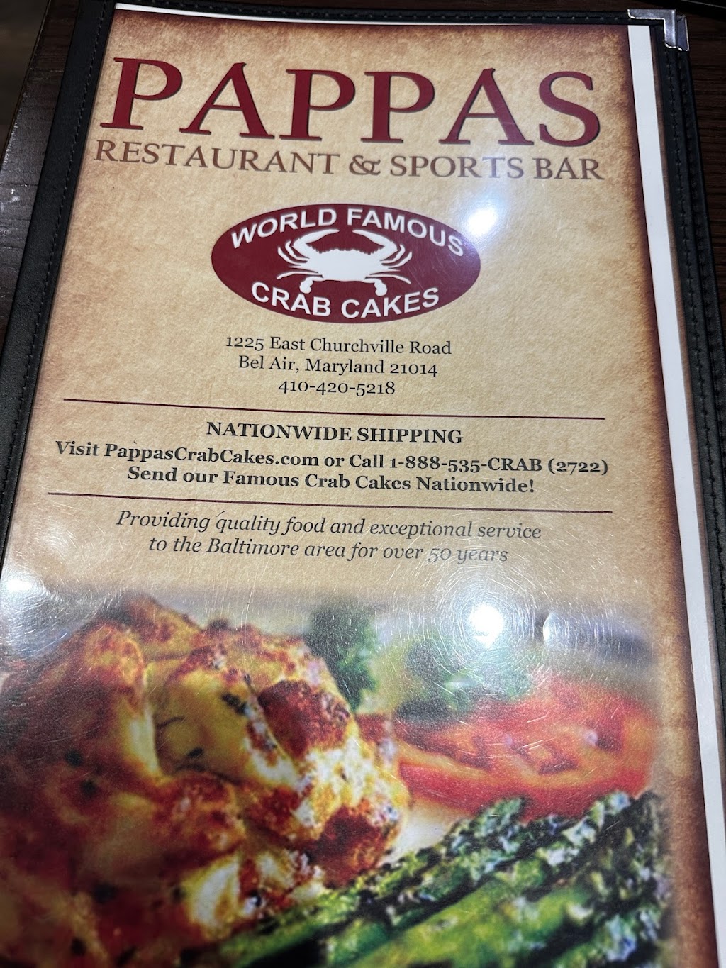 Pappas Restaurant and Sports Bar 1225 E Churchville Rd, Bel Air, MD