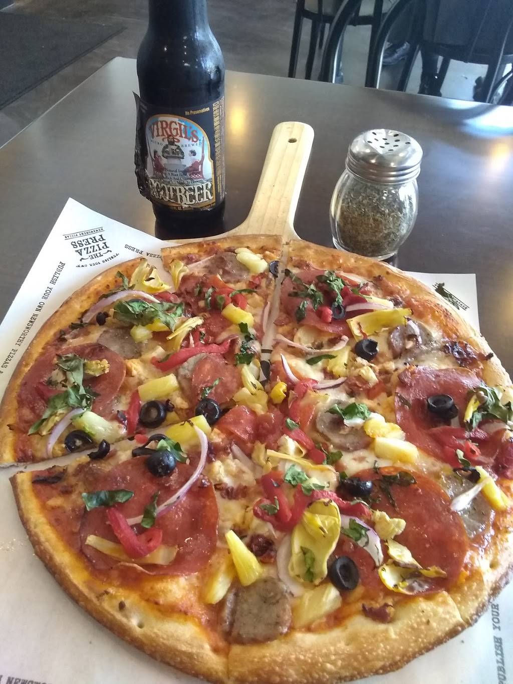 The Pizza Press | restaurant | 1500 E Village Way #2197, Orange, CA 92865, USA | 7142025393 OR +1 714-202-5393