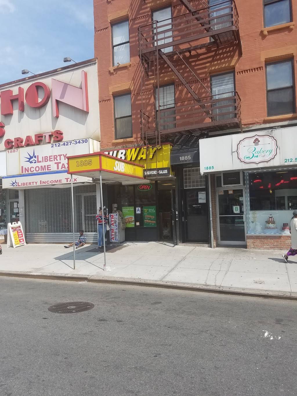 Subway Restaurants | restaurant | 1885 3rd Ave, New York, NY 10029, USA | 2125344676 OR +1 212-534-4676