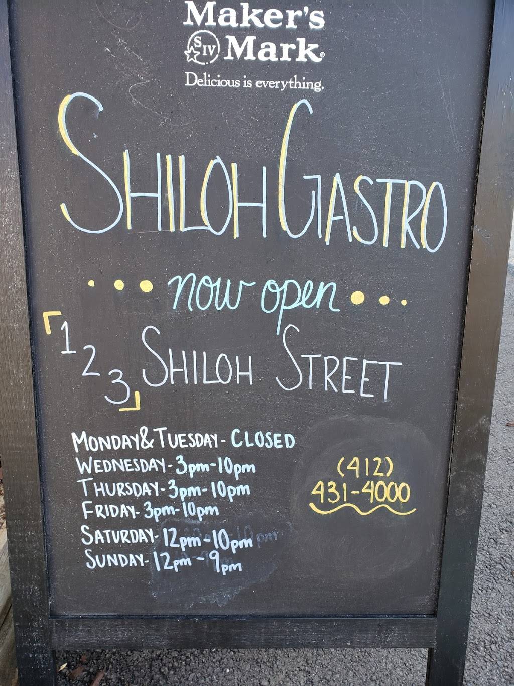 Shiloh Gastro | restaurant | 123 Shiloh St, Pittsburgh, PA 15211, USA | 4124314000 OR +1 412-431-4000