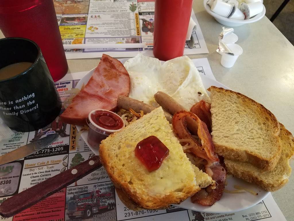 Lake City’s Family Diner | restaurant | 119 Main St, Lake City, MI 49651, USA | 2318398242 OR +1 231-839-8242