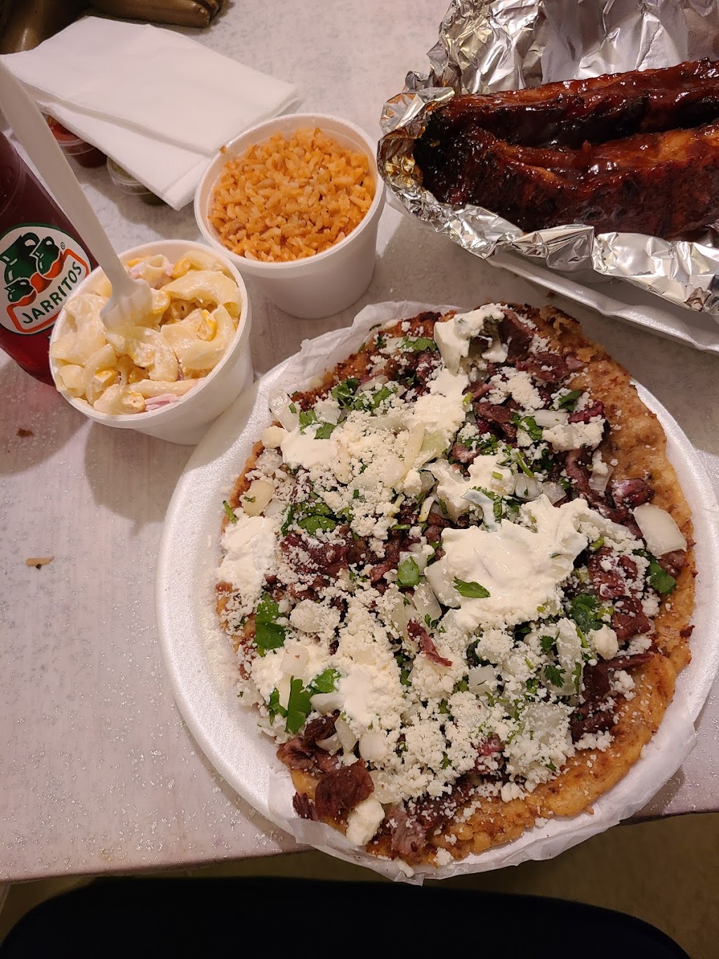 Don Pollon BBQ rib and chicken taco truck | restaurant | 450 S Atlantic Blvd, Los Angeles, CA 90022, USA | 3234344080 OR +1 323-434-4080