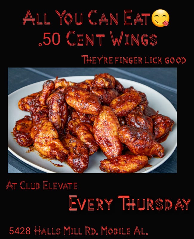 Club Elevate | restaurant | 5428 Halls Mill Rd, Mobile, AL 36619, USA | 2513008206 OR +1 251-300-8206