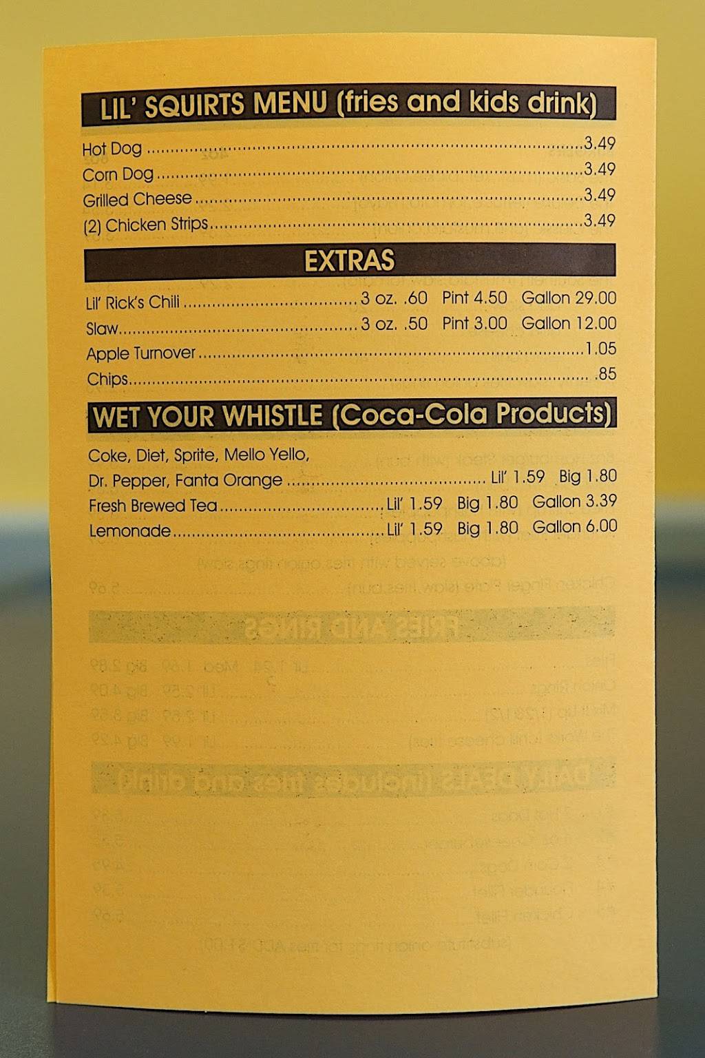 Rickys Drve In | restaurant | 1523 Asheville Hwy, Spartanburg, SC 29303, USA | 8645850002 OR +1 864-585-0002