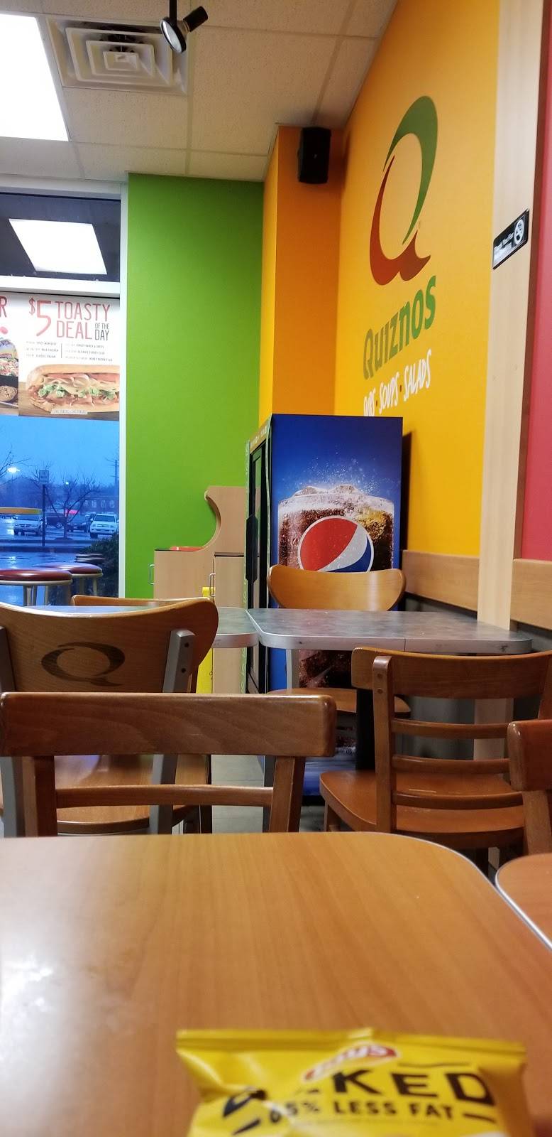 Quiznos | restaurant | 1131 Jefferson Davis Hwy, Fredericksburg, VA 22401, USA | 5408999550 OR +1 540-899-9550