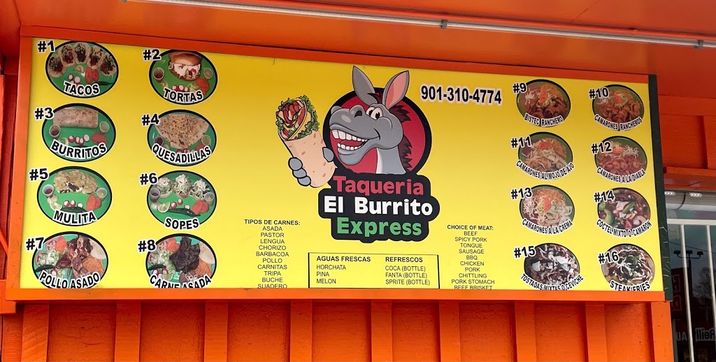 Taqueria el burrito express | restaurant | 286 N Cleveland St, Memphis, TN 38104, USA | 9013104774 OR +1 901-310-4774