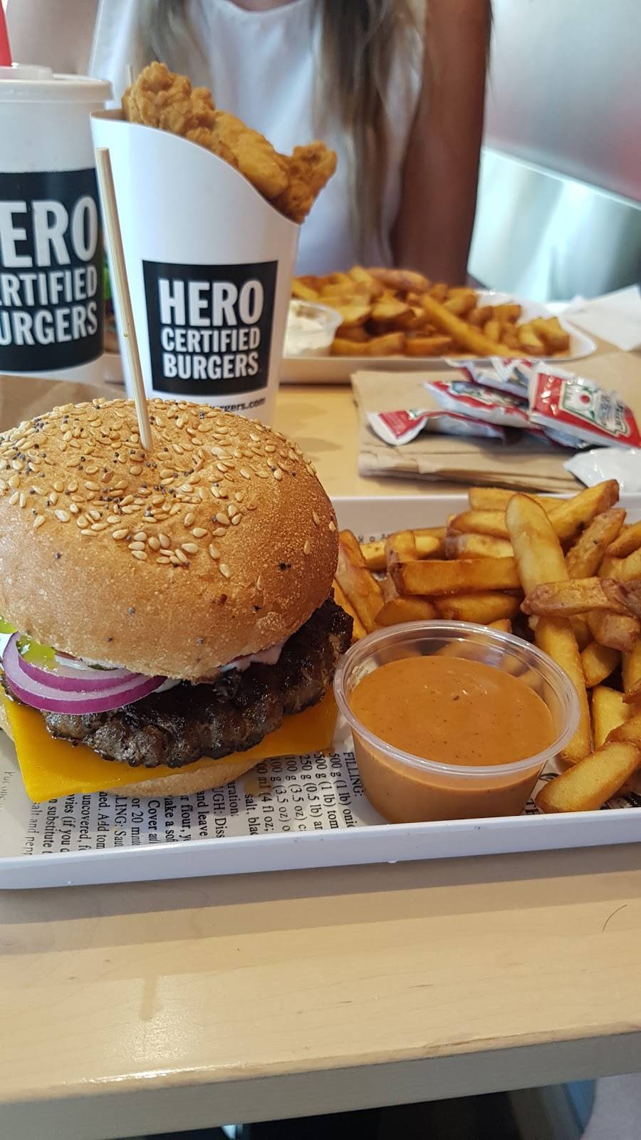 Hero Certified Burgers | restaurant | 3737 Major MacKenzie Dr W #105c, Woodbridge, ON L4H 0A2, Canada | 9053037144 OR +1 905-303-7144