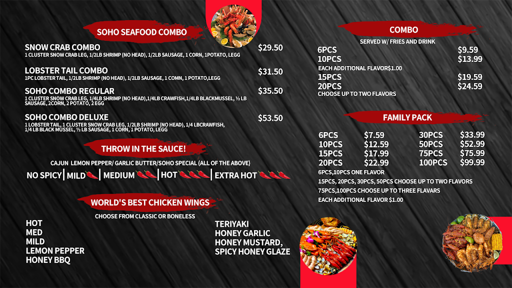 SOHO HIBACHI & CAJUN SEAFOOD | restaurant | 1609 Eastern Blvd, Montgomery, AL 36117, USA | 3343566971 OR +1 334-356-6971
