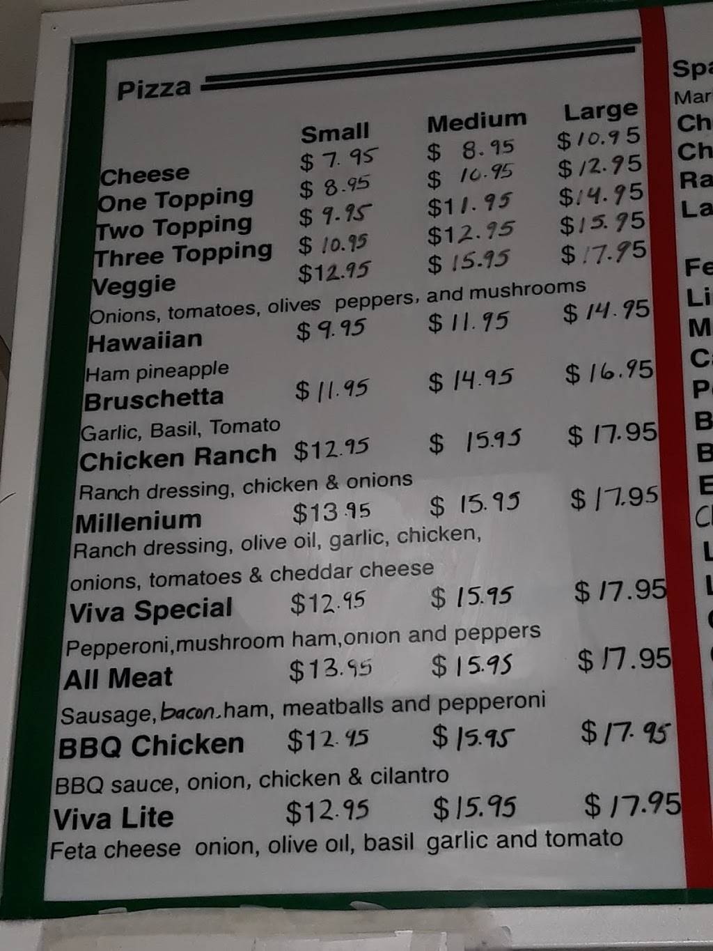 Viva La Pizza | restaurant | 1908 S Pacific Coast Hwy, Redondo Beach, CA 90277, USA | 3105401314 OR +1 310-540-1314