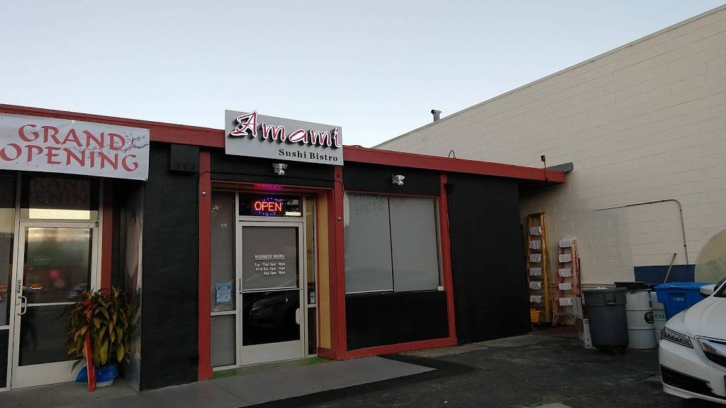 Amami Sushi Bistro | restaurant | 312 El Camino Real, San Bruno, CA 94066, USA | 6508696088 OR +1 650-869-6088