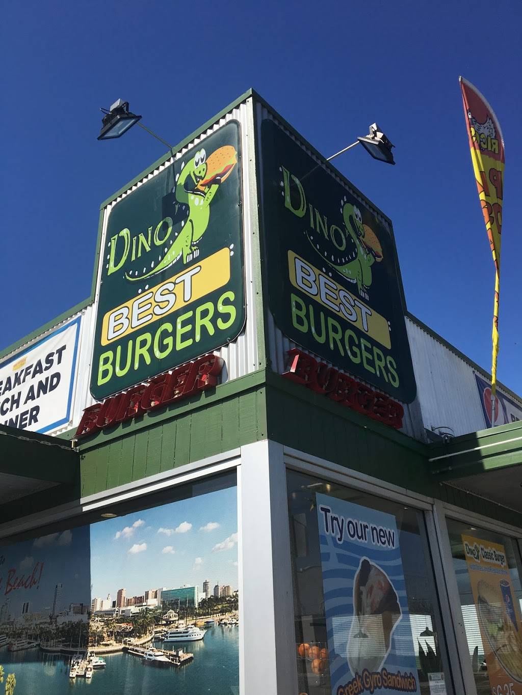 DINOS Best Burgers | restaurant | 2818, 620 W Anaheim St, Long Beach, CA 90813, USA | 5629519592 OR +1 562-951-9592