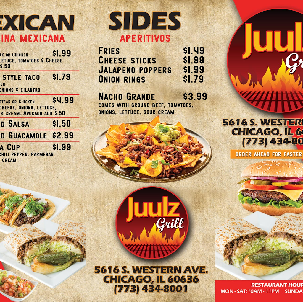 Juulz Grill at BP Gastion | restaurant | 5616 S Western Ave, Chicago, IL 60636, USA | 7734348001 OR +1 773-434-8001