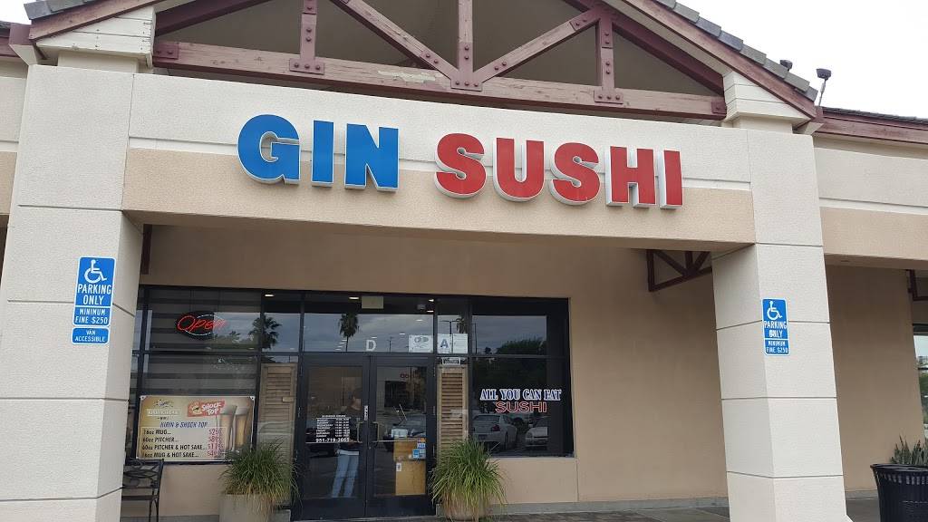 Gin Sushi | restaurant | 26489 Ynez Rd Suite D, Temecula, CA 92591, USA | 9517193665 OR +1 951-719-3665