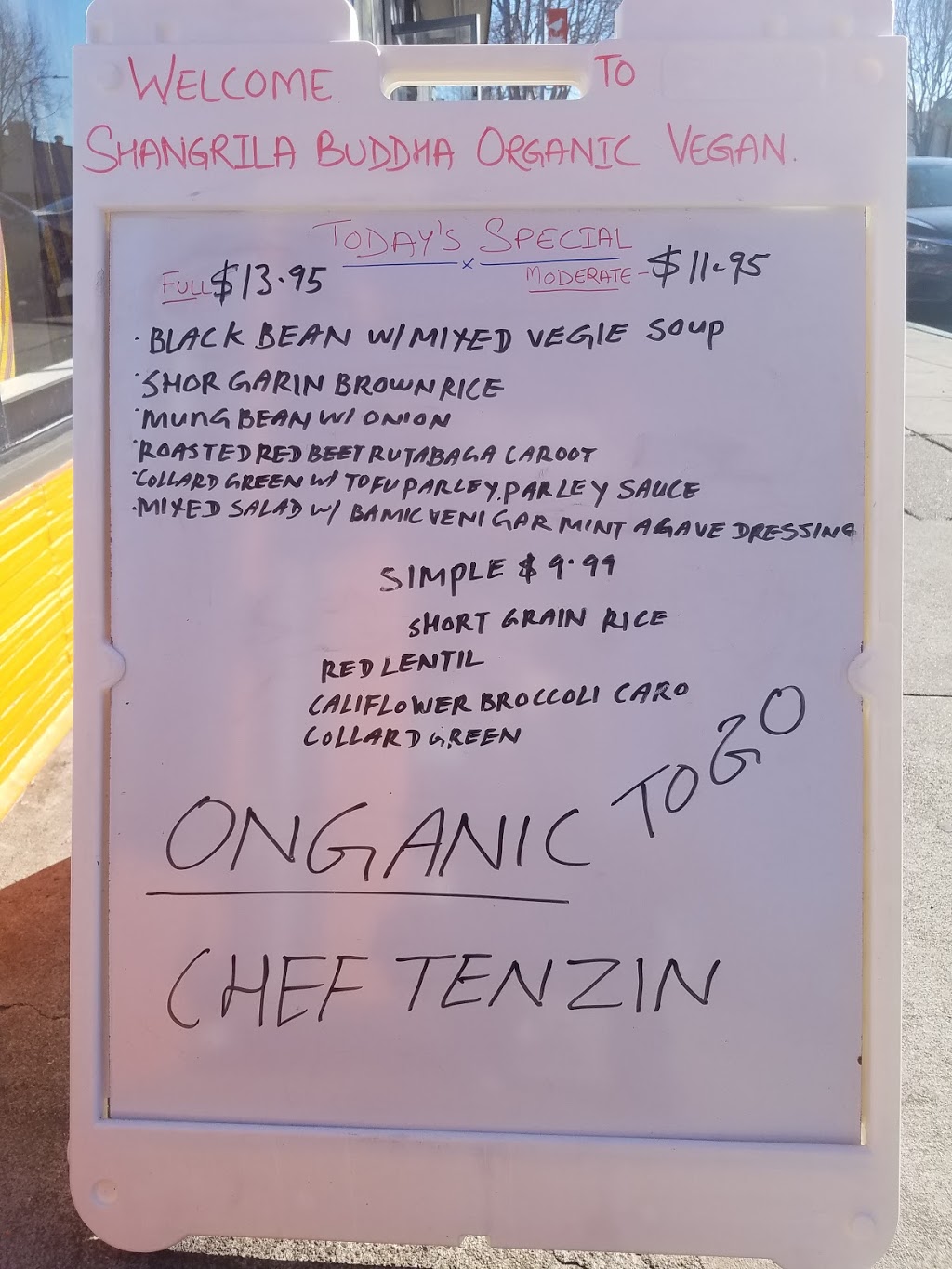 Shangrila Buddha Organic Vegan Restaurant | restaurant | 755 San Pablo Ave, Albany, CA 94706, USA | 5105294414 OR +1 510-529-4414