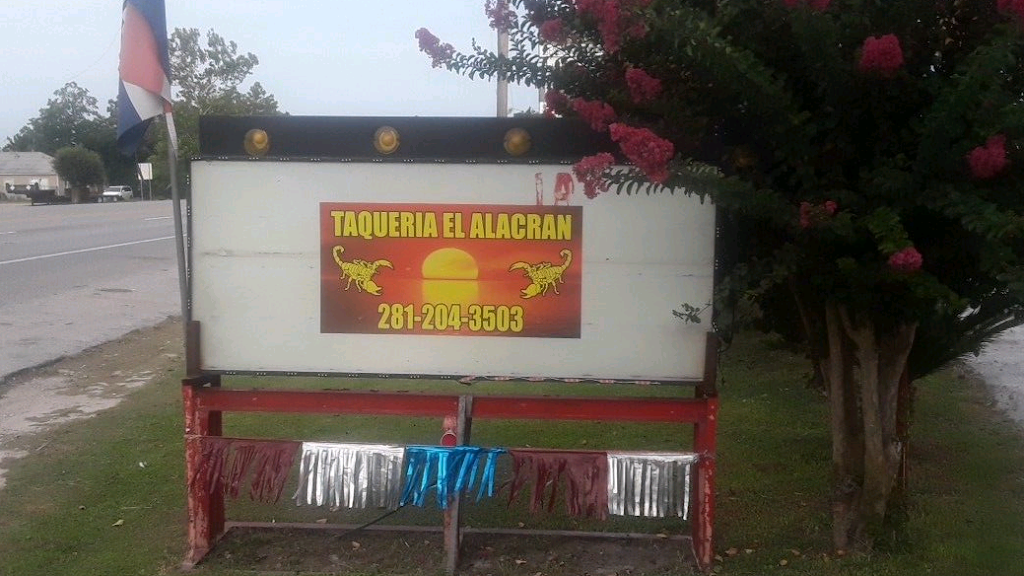 Taqueria EL Alacran | restaurant | 19625 Hwy 6, Alvin, TX 77511, USA | 2812043503 OR +1 281-204-3503
