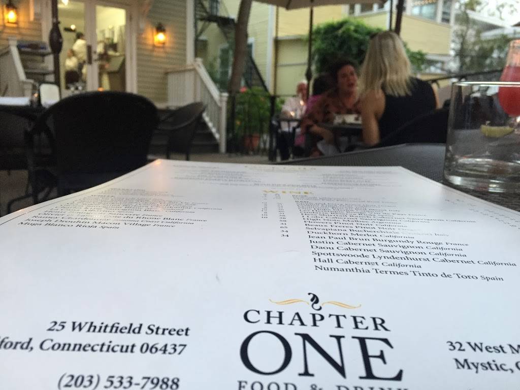 Chapter One Food and Drink Guilford | restaurant | 25 Whitfield St, Guilford, CT 06437, USA | 2035337988 OR +1 203-533-7988