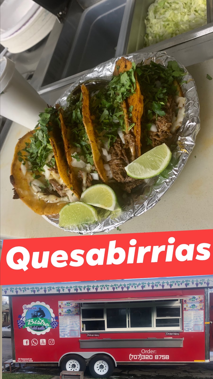 Bistro del Valle food truck | restaurant | 1901 Soscol Ave, Napa, CA 94559, USA | 7073208758 OR +1 707-320-8758