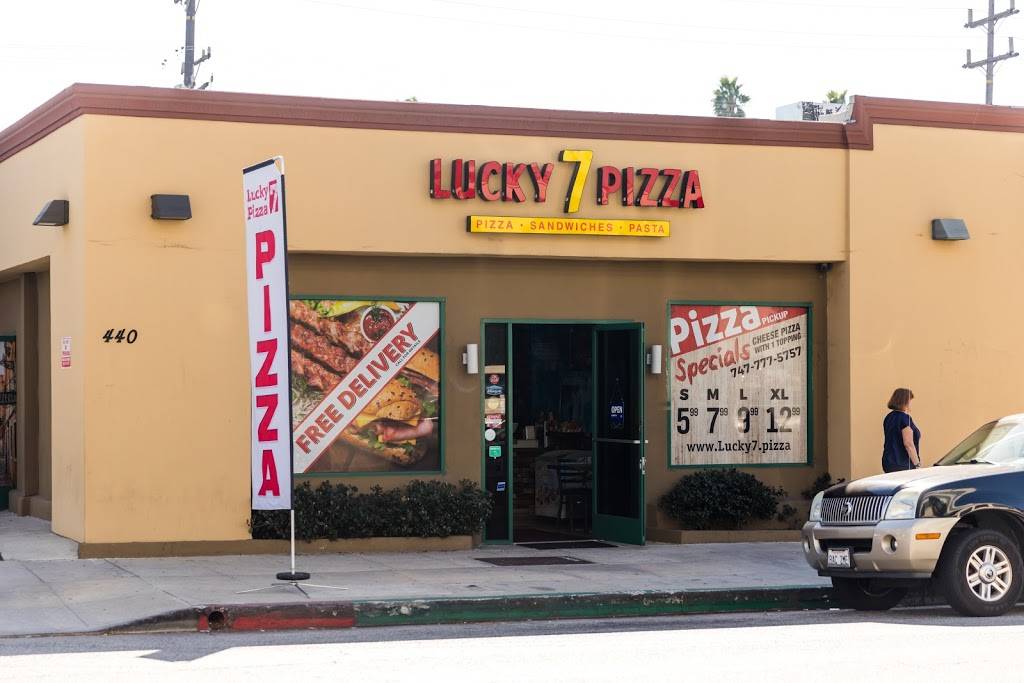 Lucky 7 Pizza | meal delivery | 440 W Broadway ste a, Glendale, CA 91204, USA | 7477775757 OR +1 747-777-5757