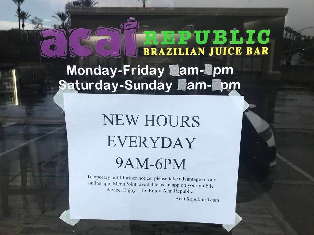Acai Republic | bakery | 2225 Eagle Glen Pkwy #B-104, Corona, CA 92883, USA | 9514275193 OR +1 951-427-5193