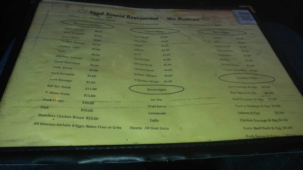 Soul Source | restaurant | 2101 Edmondson Ave, Baltimore, MD 21223, USA | 4103622483 OR +1 410-362-2483