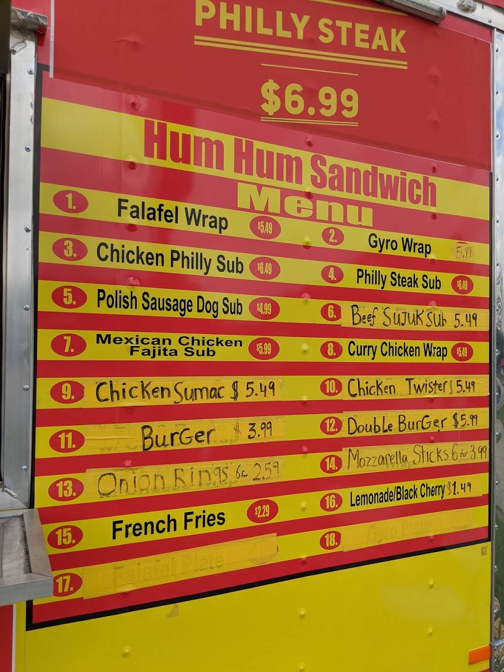 Hum Hum Sandwich | restaurant | 5741-2 University Blvd W, Jacksonville, FL 32216, USA | 9046006576 OR +1 904-600-6576