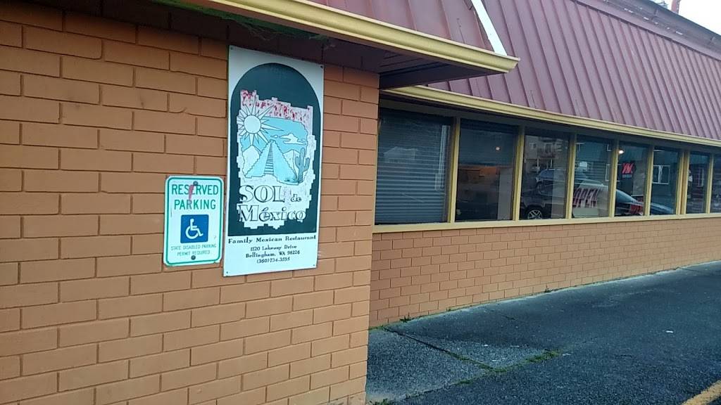 Sol De Mexico Family Mexican Restaurant | restaurant | 1120 Lakeway Dr, Bellingham, WA 98229, USA | 3607343595 OR +1 360-734-3595
