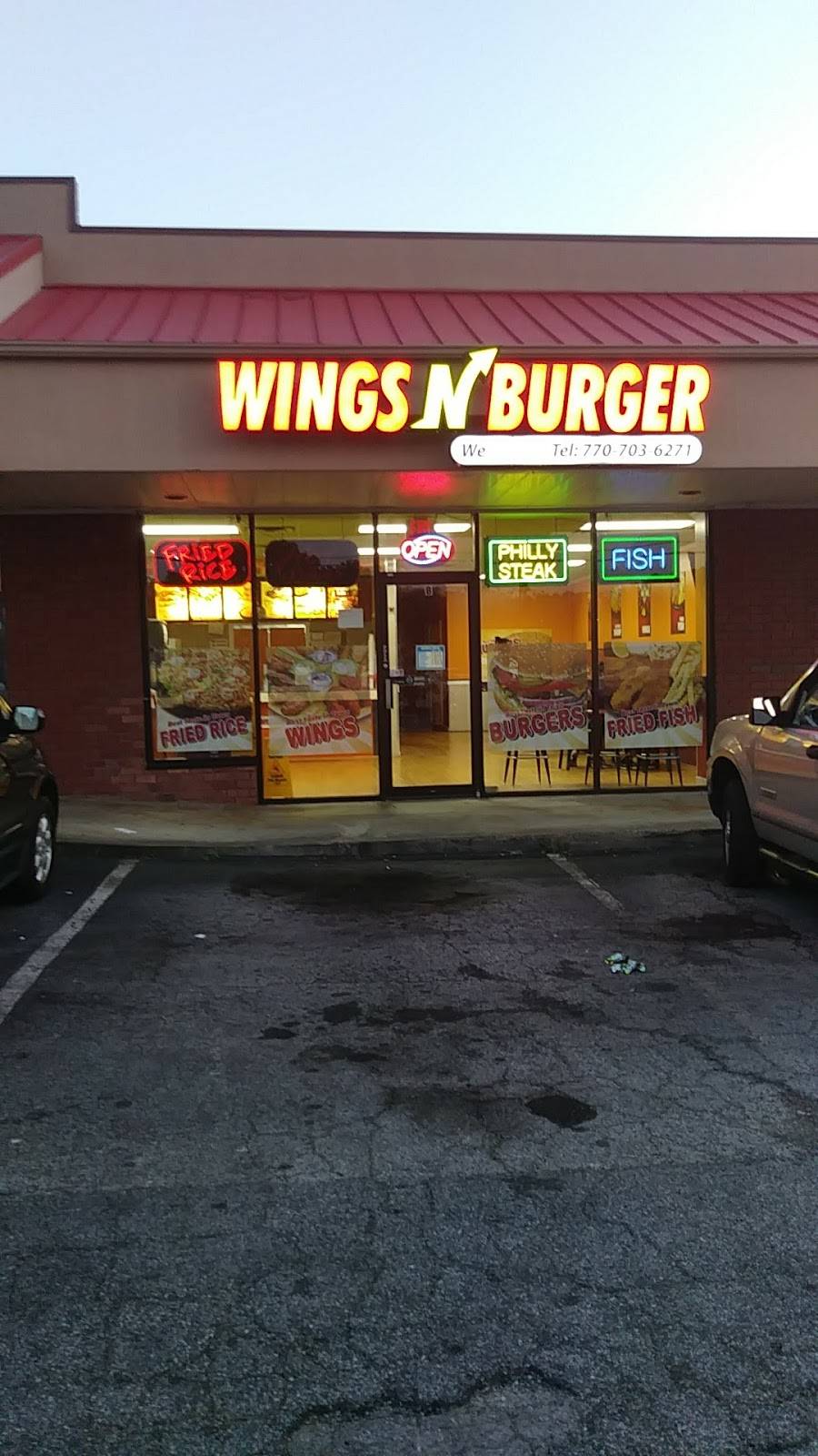 Wings N Burger | restaurant | 6163 Reynolds Rd, Morrow, GA 30260, USA | 7707036159 OR +1 770-703-6159