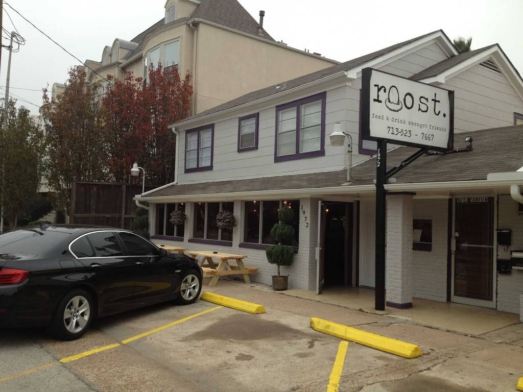 Roost | restaurant | 1972 Fairview St, Houston, TX 77019, USA | 7135237667 OR +1 713-523-7667