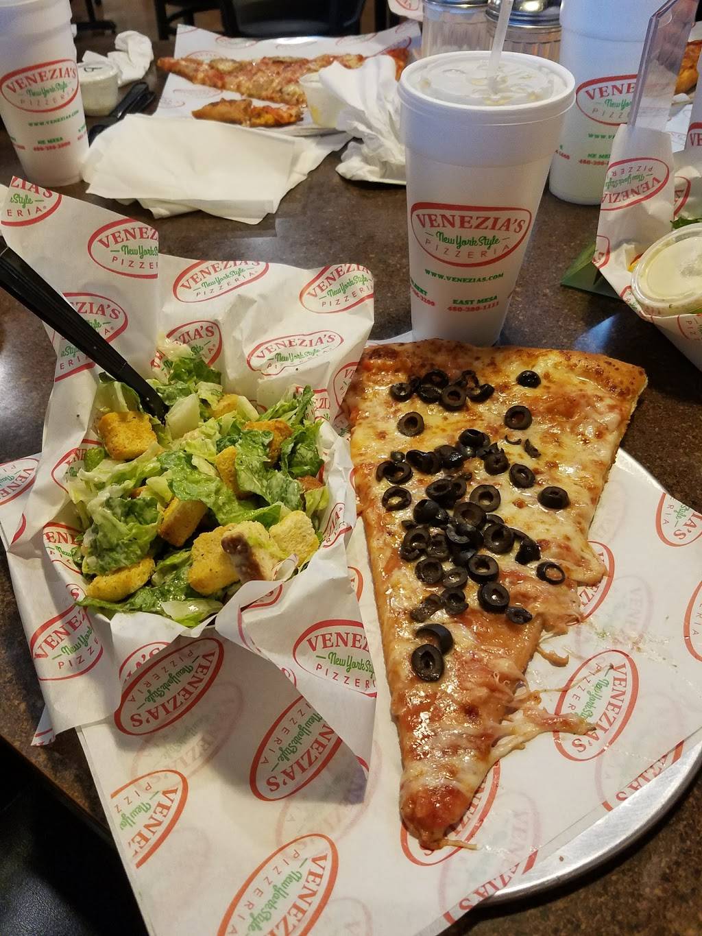 Venezias New York Style Pizzeria | meal delivery | 2518, 5057 E McKellips Rd, Mesa, AZ 85215, USA | 4803962000 OR +1 480-396-2000