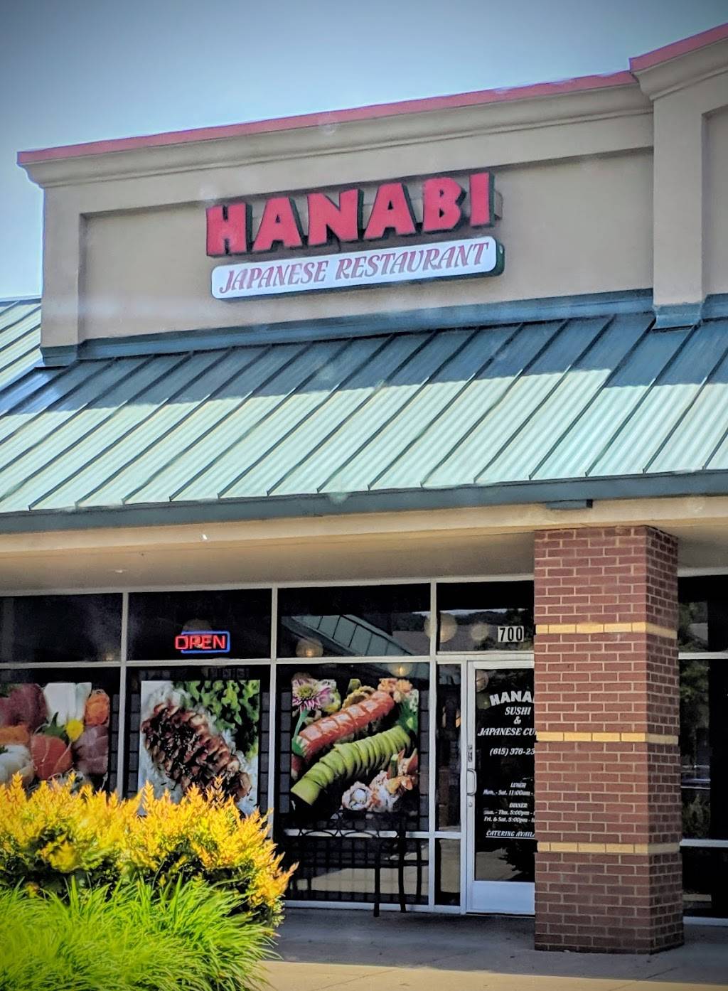 Hanabi | restaurant | 214 Ward Cir #700, Brentwood, TN 37027, USA | 6153762380 OR +1 615-376-2380