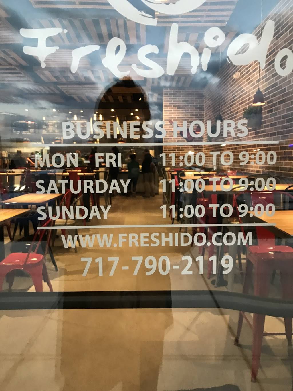 Freshido | restaurant | 6455 Carlisle Pike Ste 1, Mechanicsburg, PA 17050, USA | 7177902119 OR +1 717-790-2119