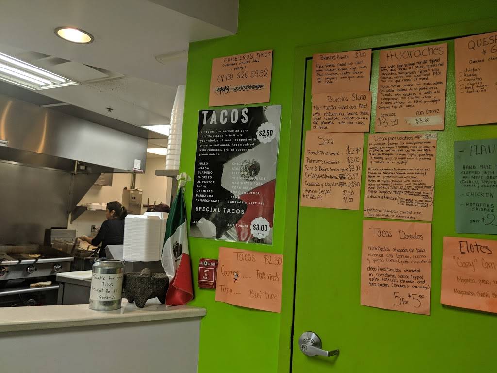 Callejeros Tacos | restaurant | 7894 Washington Blvd, Elkridge, MD 21075, USA | 4436205952 OR +1 443-620-5952