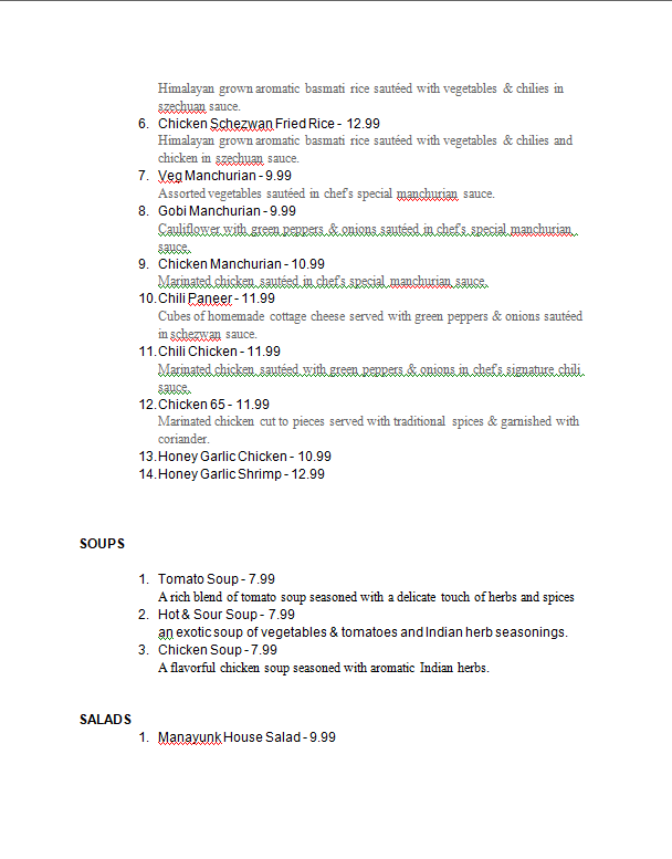 Manayunk Indian Grille | restaurant | 4425 Main St, Philadelphia, PA 19127, USA | 2156217929 OR +1 215-621-7929