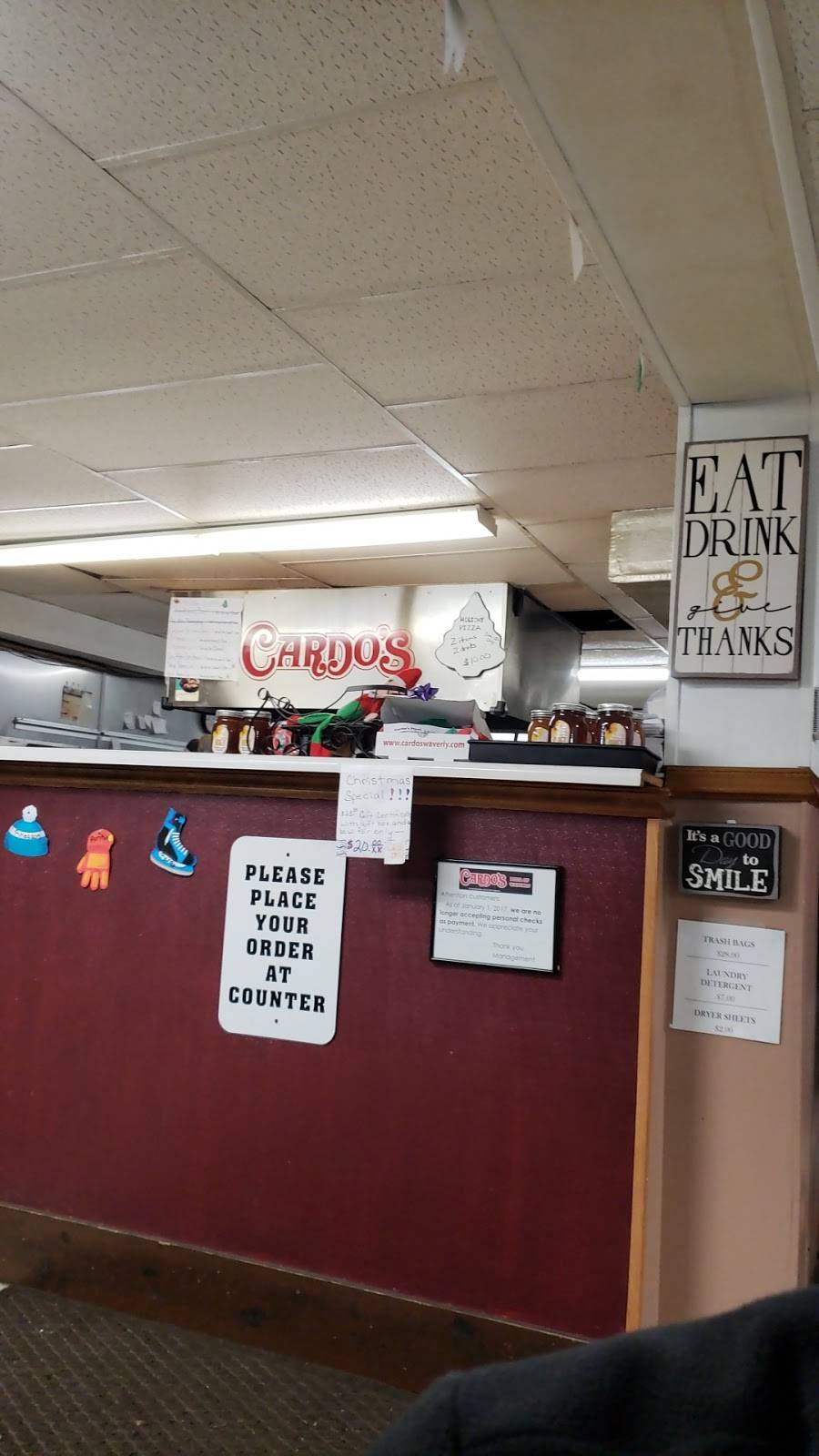 Cardos Pizza of Waverly | meal delivery | 298 W Emmitt Ave, Waverly, OH 45690, USA | 7409477706 OR +1 740-947-7706