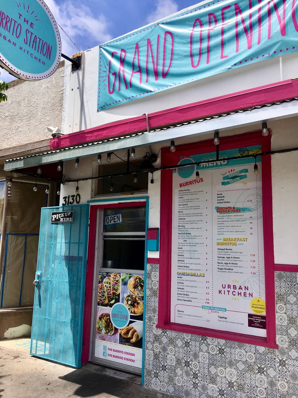 The burrito station | restaurant | 3130 University Ave, San Diego, CA 92104, USA | 6193268256 OR +1 619-326-8256