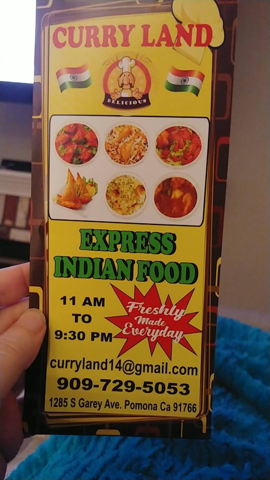 Curry Land | restaurant | 1285 S Garey Ave Suite E, Pomona, CA 91766, USA | 9097295053 OR +1 909-729-5053
