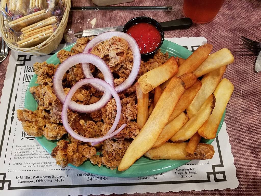 Hammett House Restaurant | restaurant | 1616 W Will Rogers Blvd, Claremore, OK 74017, USA | 9183417333 OR +1 918-341-7333