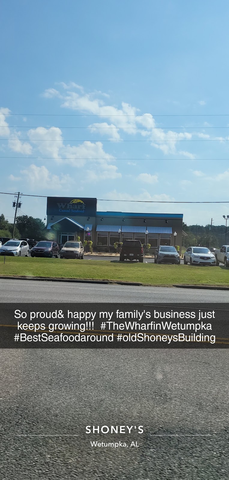 Wharf Casual Seafood | restaurant | 4700 N US Hwy 231, Wetumpka, AL 36092, USA | 3349914129 OR +1 334-991-4129