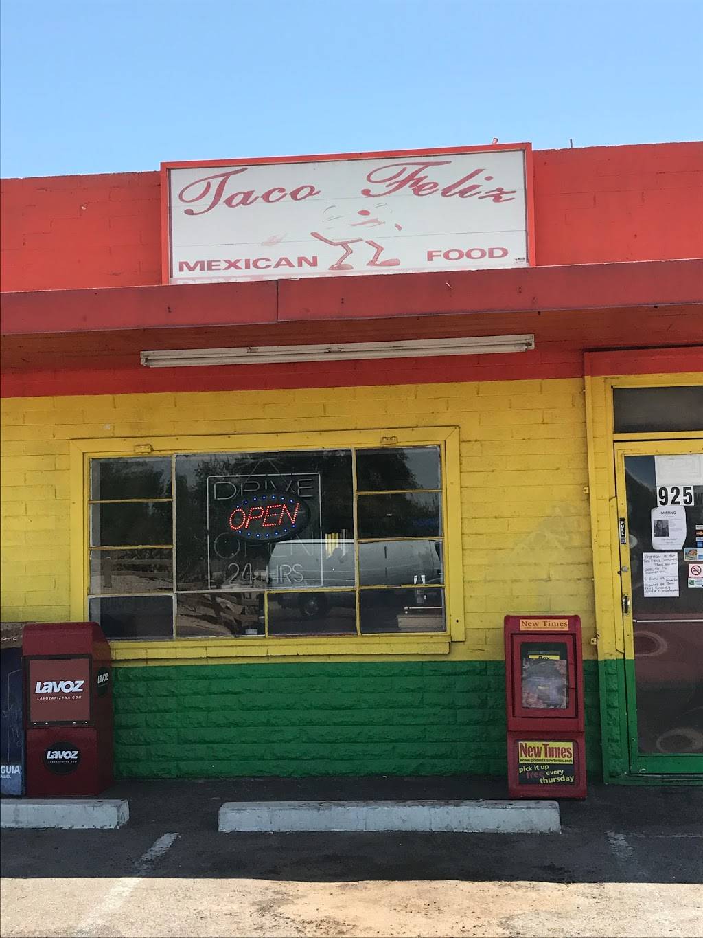 Taco Feliz Mexican Food | restaurant | 925 W Dobbins Rd, Phoenix, AZ 85041, USA | 6023041162 OR +1 602-304-1162