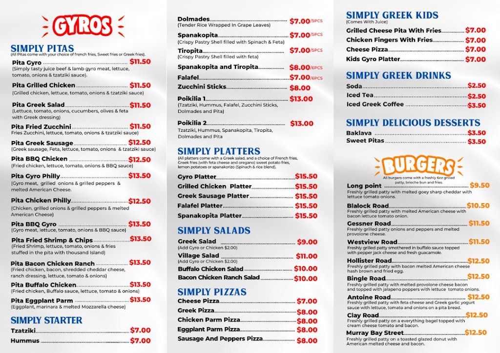 Simply Greek Westheimer | restaurant | 2472 S Texas 6, Houston, TX 77077, USA | 2818886671 OR +1 281-888-6671