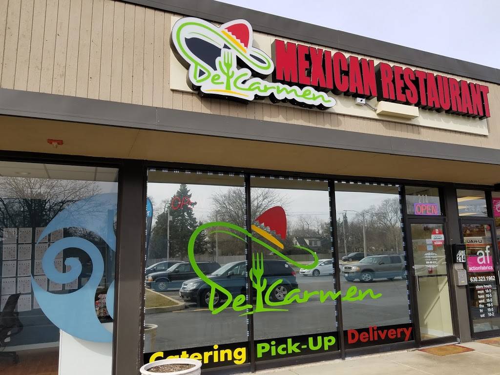 Del Carmen | restaurant | 214 E Chicago Ave, Westmont, IL 60559, USA | 6305815272 OR +1 630-581-5272