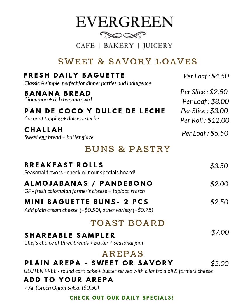 Evergreen Cafe, Bakery, & Juicery | restaurant | Suite 111, 216 S Mill Rd, Kennett Square, PA 19348, USA | 6106129365 OR +1 610-612-9365