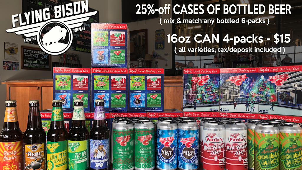 Flying Bison Brewing Co | restaurant | 840 Seneca St, Buffalo, NY 14210, USA | 7168731557 OR +1 716-873-1557