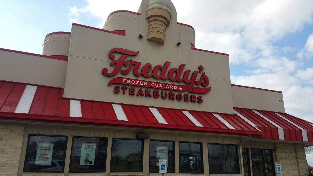 Freddys Frozen Custard & Steakburgers | restaurant | 707 Round Rock Ave, Round Rock, TX 78681, USA | 5123886552 OR +1 512-388-6552
