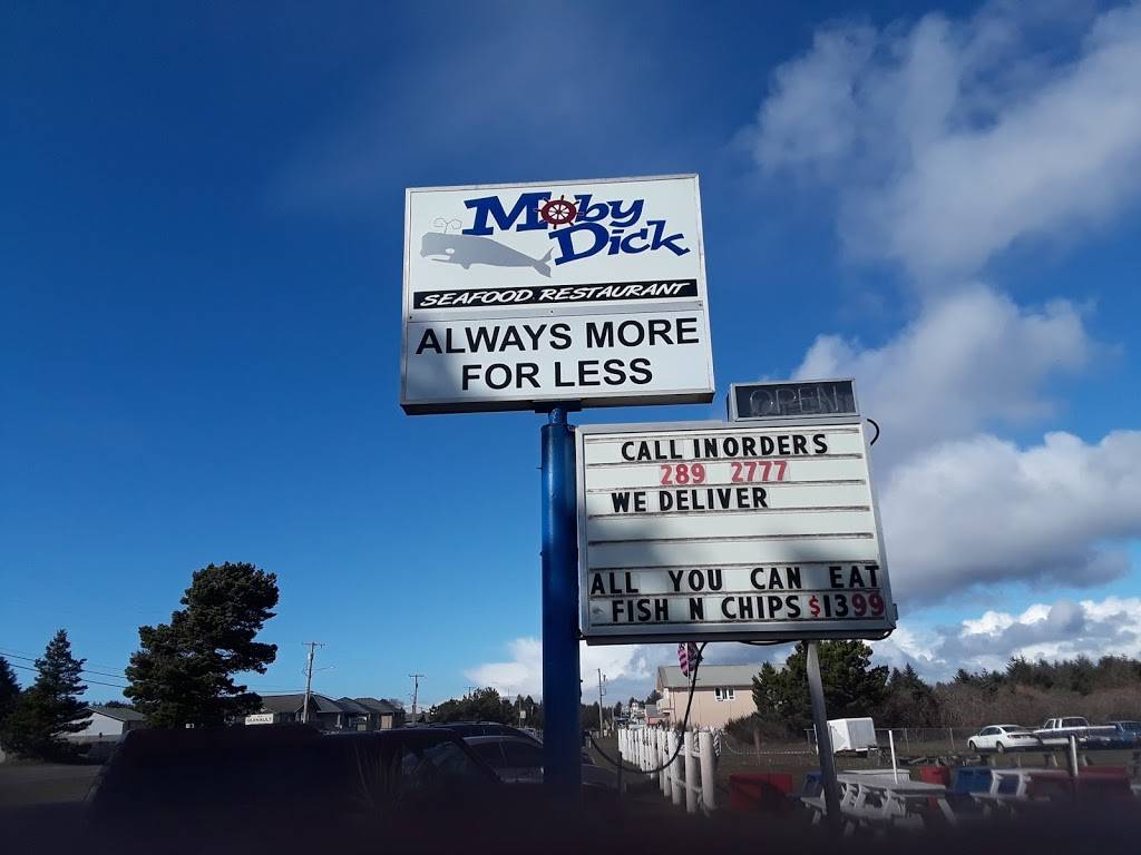 Moby Dick | restaurant | 788 Point Brown Ave NE, Ocean Shores, WA 98569, USA | 3602892777 OR +1 360-289-2777