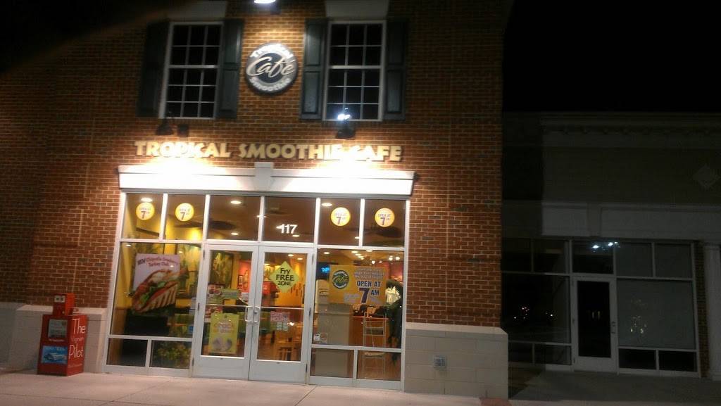 Tropical Smoothie Cafe | restaurant | 2476 Nimmo Pkwy Suite 117, Virginia Beach, VA 23456, USA | 7574304433 OR +1 757-430-4433