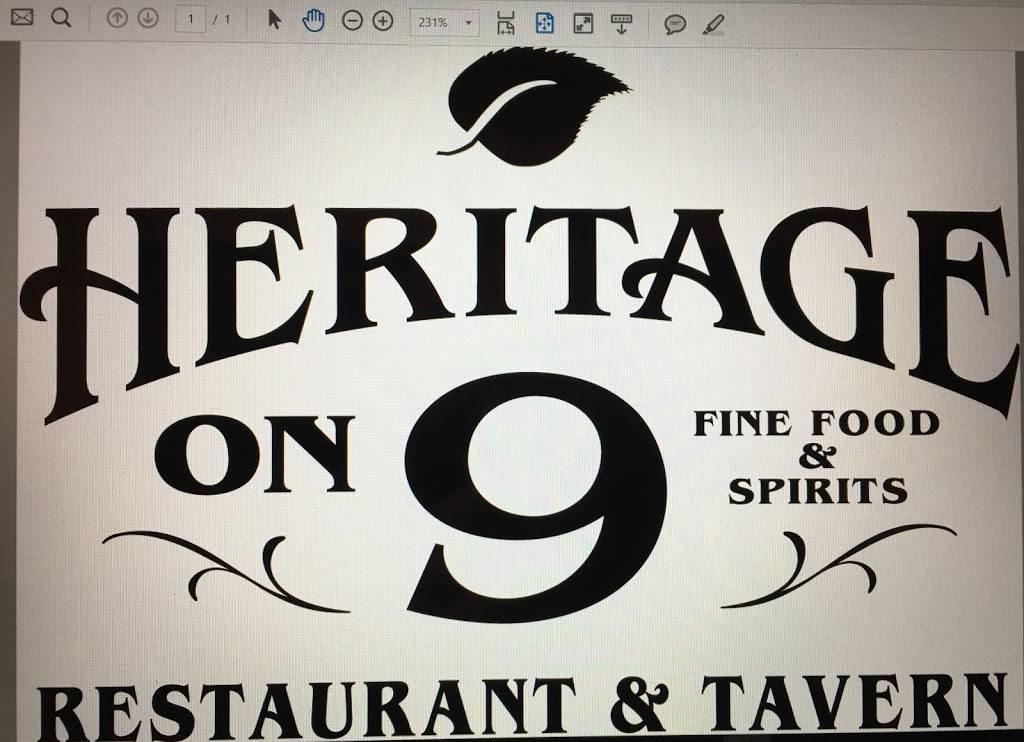 Heritage On 9 Restaurant & Tavern | restaurant | 999 Main Rd, Eddington, ME 04428, USA | 2078438191 OR +1 207-843-8191