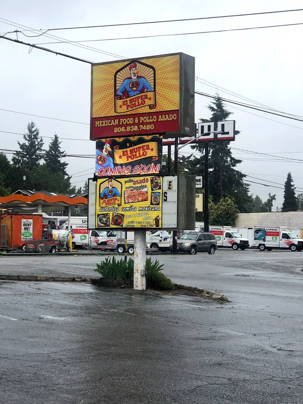 El Super Pollo | restaurant | 13806 1st Ave S, Burien, WA 98168, USA | 2068387480 OR +1 206-838-7480