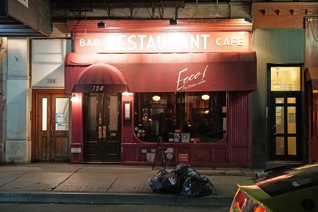 Ecco | restaurant | 124 Chambers St, New York, NY 10007, USA | 2122277074 OR +1 212-227-7074