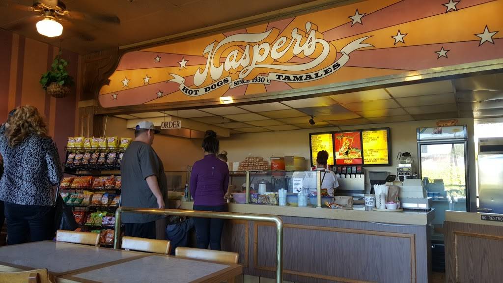 Kaspers Hot Dogs | restaurant | 3300 E Castro Valley Blvd # J, Castro Valley, CA 94552, USA | 5105388480 OR +1 510-538-8480